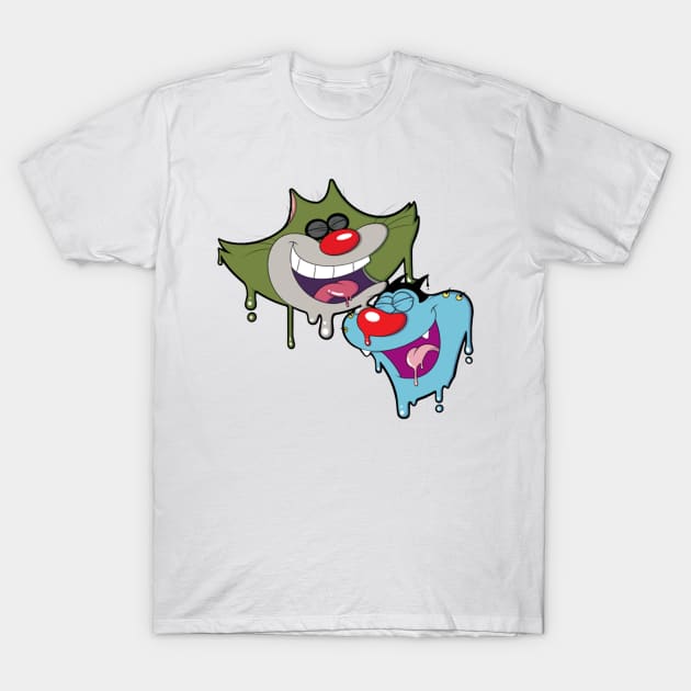 Oggy and the cockroaches t shirt india discount